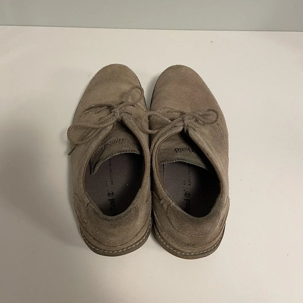 Timberland Front Country 5252A Mens Size 8 Taupe Travel Suede Low Oxford Shoes‎